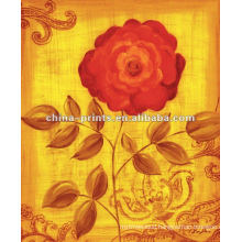 Abstract painting ideas of flower